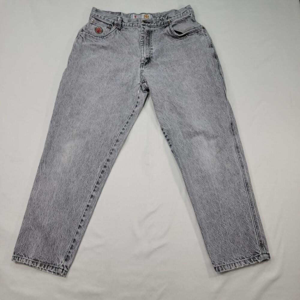 Bugle Boy Mens 34x27 Acid Wash Jeans Y2k Grunge Skater Denim Streetwear Retro